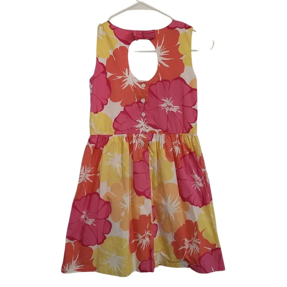 Lot of 3 Girls Dresses Size 10 Gymboree Floral Cotton